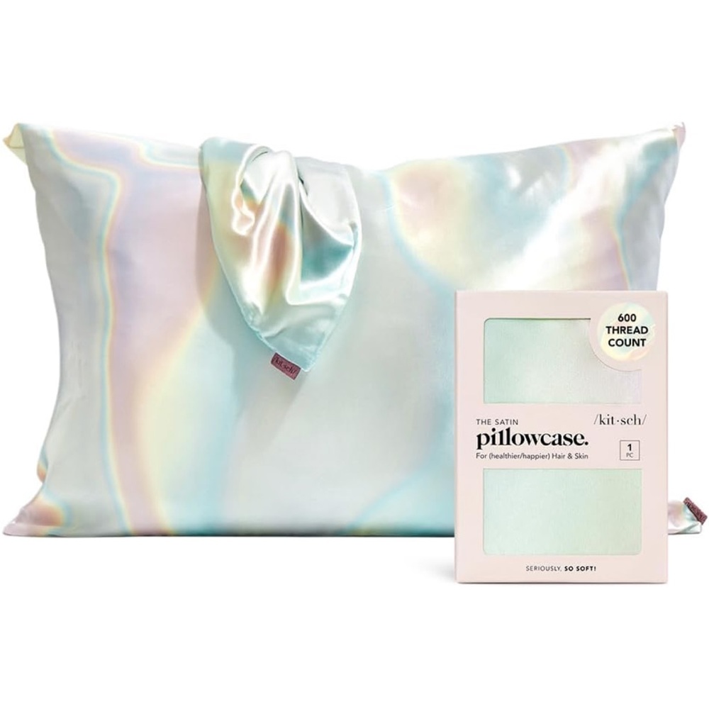 Kitsch Standard Satin Pillowcases in Aurora